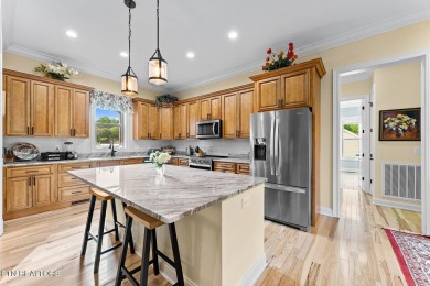 All-brick home with many upgrades is located within the Tellico on Tellico Village -The Links At Kahite Golf Course in Tennessee - for sale on GolfHomes.com, golf home, golf lot