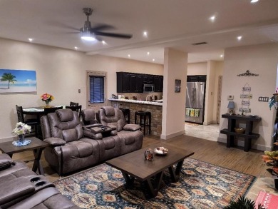 Panoramic view of Possum Kingdom Lake from the covered patio of on The Cliffs Resort in Texas - for sale on GolfHomes.com, golf home, golf lot