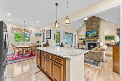 All-brick home with many upgrades is located within the Tellico on Tellico Village -The Links At Kahite Golf Course in Tennessee - for sale on GolfHomes.com, golf home, golf lot