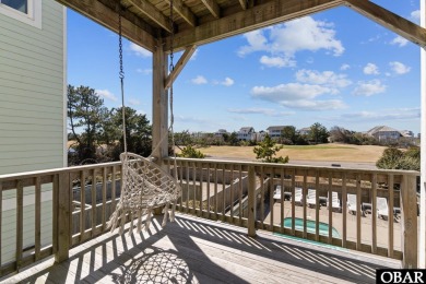 GOLF COURSE FRONTAGE + SOUND VIEWS + OCEAN PEEKS + PRIVATE POOL on Nags Head Golf Links in North Carolina - for sale on GolfHomes.com, golf home, golf lot