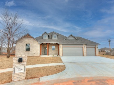 5k Price improvement! Just completed 11716 NW 102nd Street is an on Golf Club At Surrey Hills in Oklahoma - for sale on GolfHomes.com, golf home, golf lot
