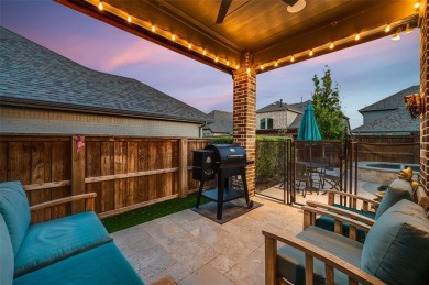 This American Legend built one story ranch home with backyard on The Tribute At the Colony in Texas - for sale on GolfHomes.com, golf home, golf lot