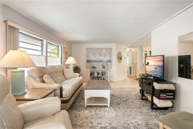 Fully furnished manufactured home in a 55+ waterfront gulf on Riverbend Golf and Country Club in Florida - for sale on GolfHomes.com, golf home, golf lot