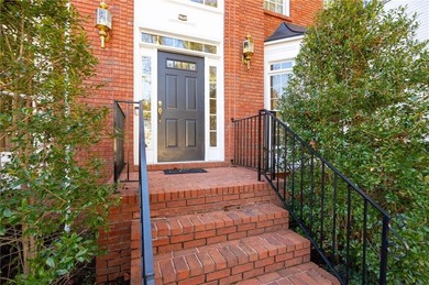 Tucked away on a quiet, double cul-de-sac street is the stately on Brookstone Golf and Country Club in Georgia - for sale on GolfHomes.com, golf home, golf lot