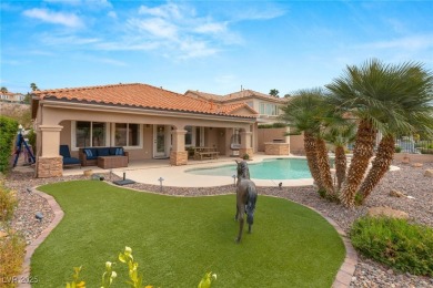 Nestled in the guard-gated Renaissance community of Seven Hills on Rio Secco Golf Club in Nevada - for sale on GolfHomes.com, golf home, golf lot