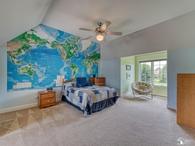 Enter your own private resort! This estate is nestled on a very on Carrington Golf Club in Michigan - for sale on GolfHomes.com, golf home, golf lot