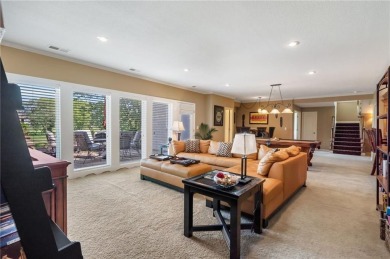 Perfectly situated on a premier golf course lot, this reverse 1 on Staley Farms Golf Club in Missouri - for sale on GolfHomes.com, golf home, golf lot