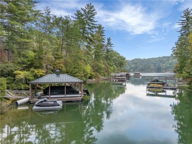 A rare find, lake front homesite, new Kroeger Marine dock and on The Cliffs At Keowee Vineyards Golf Club in South Carolina - for sale on GolfHomes.com, golf home, golf lot