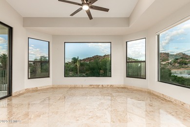 This stunning home is perfectly positioned on the Red Mountain on Red Mountain Ranch Country Club in Arizona - for sale on GolfHomes.com, golf home, golf lot