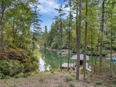 A rare find, lake front homesite, new Kroeger Marine dock and on The Cliffs At Keowee Vineyards Golf Club in South Carolina - for sale on GolfHomes.com, golf home, golf lot