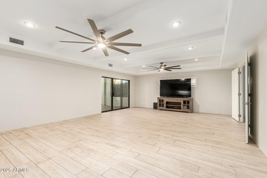 This stunning home is perfectly positioned on the Red Mountain on Red Mountain Ranch Country Club in Arizona - for sale on GolfHomes.com, golf home, golf lot