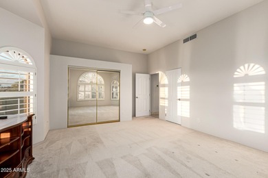 This stunning home is perfectly positioned on the Red Mountain on Red Mountain Ranch Country Club in Arizona - for sale on GolfHomes.com, golf home, golf lot