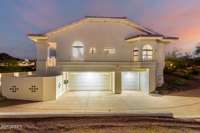 This stunning home is perfectly positioned on the Red Mountain on Red Mountain Ranch Country Club in Arizona - for sale on GolfHomes.com, golf home, golf lot