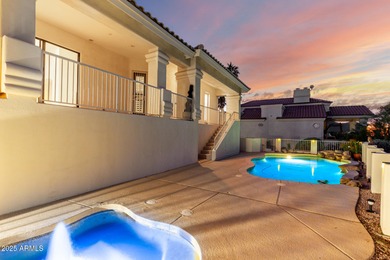 This stunning home is perfectly positioned on the Red Mountain on Red Mountain Ranch Country Club in Arizona - for sale on GolfHomes.com, golf home, golf lot