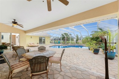 Captivating Canal Views from your Pool Area  A Spacious Design on Rotonda Golf and Country Club - Long Marsh  in Florida - for sale on GolfHomes.com, golf home, golf lot