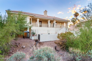 This stunning home is perfectly positioned on the Red Mountain on Red Mountain Ranch Country Club in Arizona - for sale on GolfHomes.com, golf home, golf lot