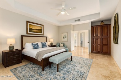 This stunning home is perfectly positioned on the Red Mountain on Red Mountain Ranch Country Club in Arizona - for sale on GolfHomes.com, golf home, golf lot