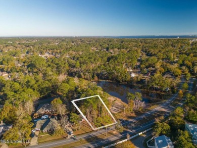 Partially Wooded Lot with 92 feet of road frontage and amazing on Diamondhead Country Club in Mississippi - for sale on GolfHomes.com, golf home, golf lot
