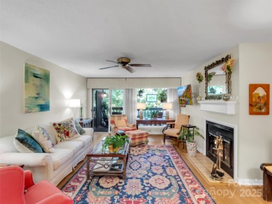 Discover comfort & style in this spacious bottom-level condo on Waynesville Country Club Inn in North Carolina - for sale on GolfHomes.com, golf home, golf lot
