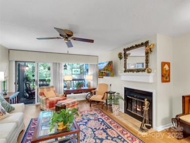 Discover comfort & style in this spacious bottom-level condo on Waynesville Country Club Inn in North Carolina - for sale on GolfHomes.com, golf home, golf lot