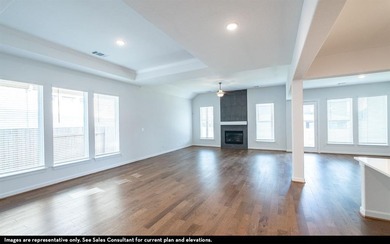 Open Concept ! The Santa Barbara's open concept layout has it on Heath Golf and Yacht Club in Texas - for sale on GolfHomes.com, golf home, golf lot