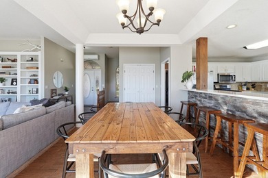 Furnished lakefront home with stunning views and a gentle walk on  in Arkansas - for sale on GolfHomes.com, golf home, golf lot