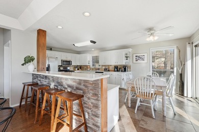 Furnished lakefront home with stunning views and a gentle walk on  in Arkansas - for sale on GolfHomes.com, golf home, golf lot