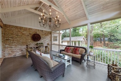 This exceptional home is nestled on a peaceful and private +-1 on North Fulton Golf Course in Georgia - for sale on GolfHomes.com, golf home, golf lot