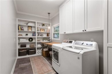 This exceptional home is nestled on a peaceful and private +-1 on North Fulton Golf Course in Georgia - for sale on GolfHomes.com, golf home, golf lot