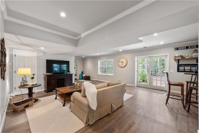 This exceptional home is nestled on a peaceful and private +-1 on North Fulton Golf Course in Georgia - for sale on GolfHomes.com, golf home, golf lot