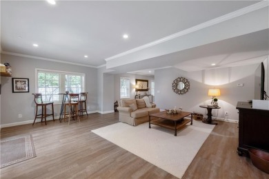This exceptional home is nestled on a peaceful and private +-1 on North Fulton Golf Course in Georgia - for sale on GolfHomes.com, golf home, golf lot