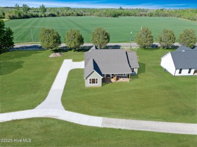 Welcome to 1102 Soundside Road--this brand-new beauty sits right on Chowan Golf and Country Club in North Carolina - for sale on GolfHomes.com, golf home, golf lot