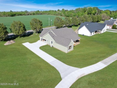 Welcome to 1102 Soundside Road--this brand-new beauty sits right on Chowan Golf and Country Club in North Carolina - for sale on GolfHomes.com, golf home, golf lot
