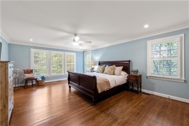 This exceptional home is nestled on a peaceful and private +-1 on North Fulton Golf Course in Georgia - for sale on GolfHomes.com, golf home, golf lot