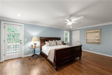 This exceptional home is nestled on a peaceful and private +-1 on North Fulton Golf Course in Georgia - for sale on GolfHomes.com, golf home, golf lot