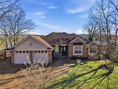 Furnished lakefront home with stunning views and a gentle walk on  in Arkansas - for sale on GolfHomes.com, golf home, golf lot