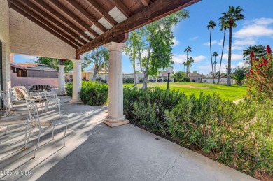 Located in a cozy 12-home community, this 3-bedroom, 2-bathroom on Mesa Country Club in Arizona - for sale on GolfHomes.com, golf home, golf lot