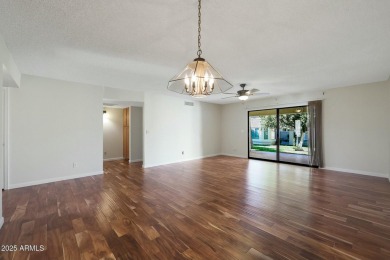 BEAUTIFUL ACAIA WOOD FLOORS greet you upon entering this 2 on Fountain of the Sun Country Club in Arizona - for sale on GolfHomes.com, golf home, golf lot