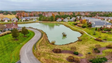 Situated on the 17th green of the renowned Brickshire Golf on Brickshire Golf Club in Virginia - for sale on GolfHomes.com, golf home, golf lot