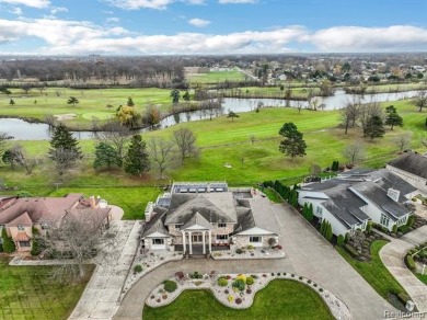 Welcome to 17867 Yorkshire Drive, an architectural masterpiece on Riverview Highlands Golf Club  in Michigan - for sale on GolfHomes.com, golf home, golf lot