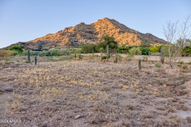 Spectacular large 1.41 acre lot with COMPLETE CAMELBACK MOUNTAIN on Paradise Valley Country Club in Arizona - for sale on GolfHomes.com, golf home, golf lot