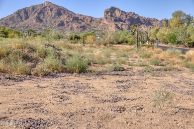 Spectacular large 1.41 acre lot with COMPLETE CAMELBACK MOUNTAIN on Paradise Valley Country Club in Arizona - for sale on GolfHomes.com, golf home, golf lot