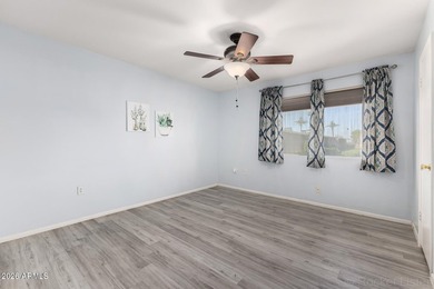 Sweet, quiet patio home with new finishing touches. Rich wood on Sun City Lakes West and East in Arizona - for sale on GolfHomes.com, golf home, golf lot