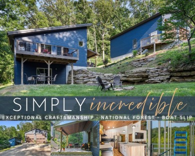 Mid-Century Rustic Modern Masterpiece | 6.44 Acres | Kimberling on Kimberling City Golf Club in Missouri - for sale on GolfHomes.com, golf home, golf lot