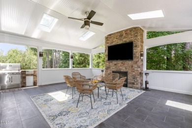 Welcome to this stunning all-brick home in the prestigious Brier on Brier Creek Country Club in North Carolina - for sale on GolfHomes.com, golf home, golf lot
