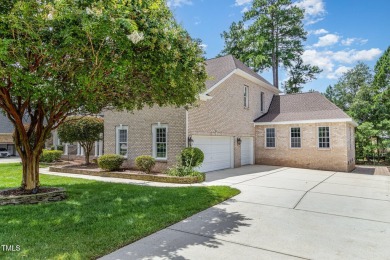 Welcome to this stunning all-brick home in the prestigious Brier on Brier Creek Country Club in North Carolina - for sale on GolfHomes.com, golf home, golf lot