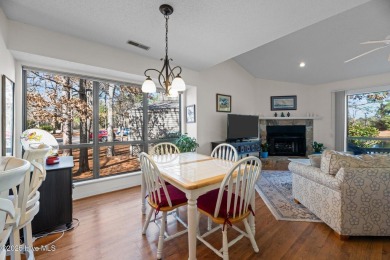 Captivating water views from almost every room in this 2-bedroom on Harbour Point Golf Club in North Carolina - for sale on GolfHomes.com, golf home, golf lot