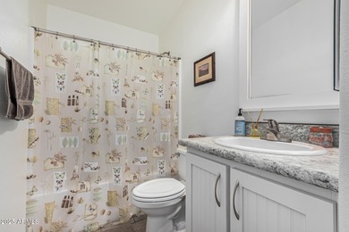 Enjoy easy living in this charming 3-bedroom mobile home with on Viewpoint Golf Resort in Arizona - for sale on GolfHomes.com, golf home, golf lot