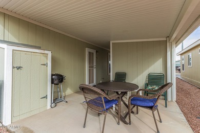 Enjoy easy living in this charming 3-bedroom mobile home with on Viewpoint Golf Resort in Arizona - for sale on GolfHomes.com, golf home, golf lot