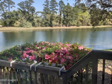 Captivating water views from almost every room in this 2-bedroom on Harbour Point Golf Club in North Carolina - for sale on GolfHomes.com, golf home, golf lot